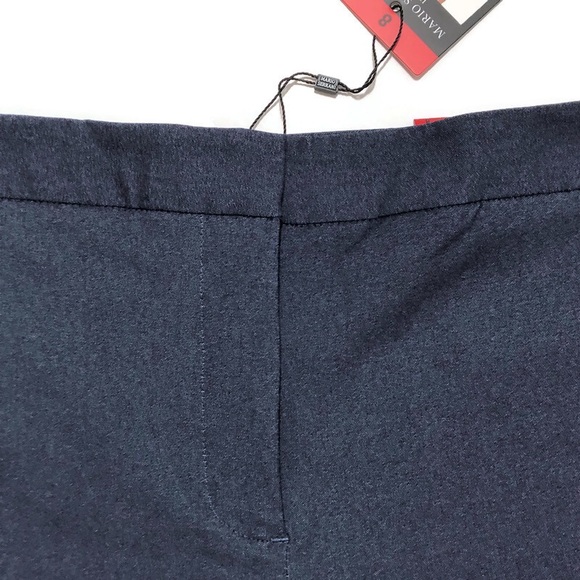 MARIO SERRANI Italy Dark Blue Bermuda Shorts Sz 8 - Picture 7 of 16